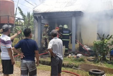Kebakaran Hanguskan Rumah Buruh Harian di Sukarami, Diduga Berawal dari Korsleting Kulkas