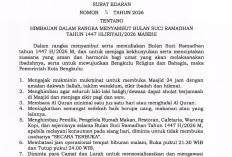 Sambut Bulan Puasa, Pemkot Bengkulu Instruksikan Masjid Selalu Terbuka dan Batasi Hiburan Malam