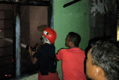 Diduga Korsleting Listrik TV, Rumah Petani di Muara Pulutan Bengkulu Selatan Ludes Terbakar 