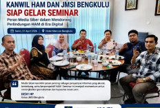 Gelar Seminar Bersama JMSI, Kanwil HAM Bengkulu Dorong Media Siber Kawal Isu HAM di Era Digital