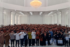 Dedy Wahyudi Lepas 1.231 Calon Jemaah Haji Kota Bengkulu, Bekali Seragam Batik Besurek Gratis