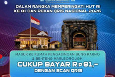 Rayakan Kemerdekaan, BI Bengkulu Hadirkan Tiket Wisata Sejarah Hanya Rp81