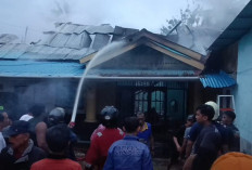 Rumah Pensiunan Polisi Warga Desa Pekik Nyaring Hangus Terbakar, Diduga Korsleting Listrik