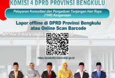 Kawal THR 2026, Komisi IV DPRD Bengkulu Sediakan QR Code Pengaduan Online