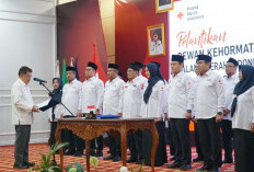 PMI Provinsi Bengkulu Resmi Dilantik Jusuf Kalla, Siap Sukseskan Misi Kemanusiaan 