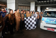 Bayar Pajak Motor Kini Cukup Scan QRIS, Wagub Bengkulu Resmikan 10 Armada Samling Digital