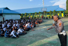 Satlantas Polresta Bengkulu Warning Siswa SMKN 1 Jauhi Balap Liar dan Geng Motor