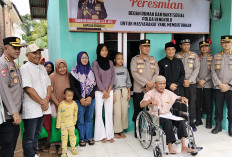 Rampung! Polda, Pemkot Bengkulu dan REI Serahkan Rumah Layak Huni ke Pak Pandi